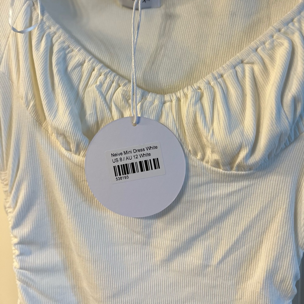 NWT PRINCESS POLLY NEIVE LONG SLEEVE MINI DRESS